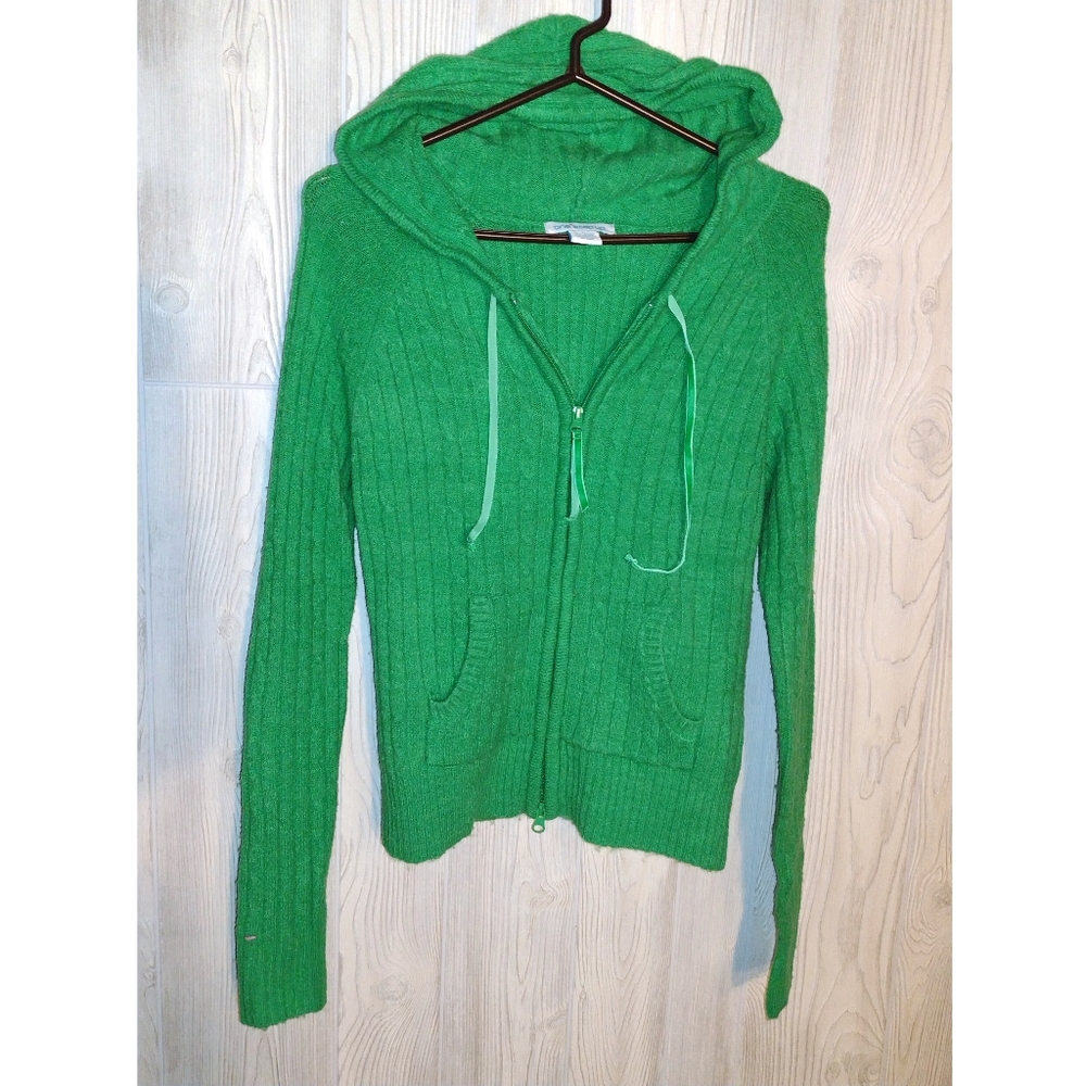 Ribbed Knit Hoodie